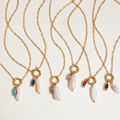 VogueLine™ | Anima di Perla - Perla barocca & Charms Intercambiabili