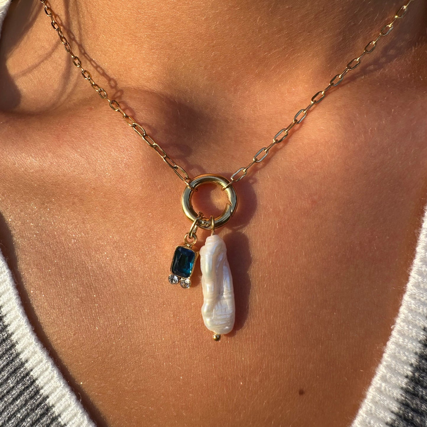 VogueLine™ | Anima di Perla - Perla barocca & Charms Intercambiabili